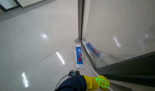 Cleaning mop head: egocentric robotics sample