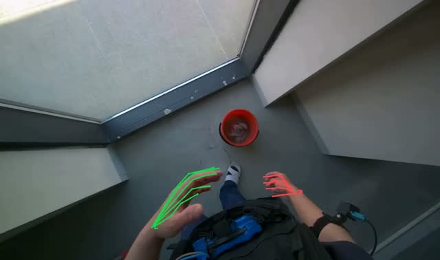 Cleaning mop head: egocentric robotics sample