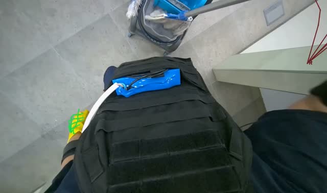 Mopping the floor: egocentric robotics sample