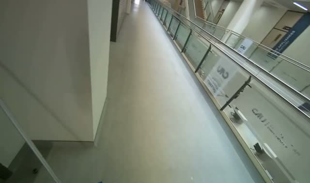 Mopping hallway floor: egocentric robotics sample