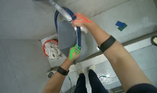 Cleaning buckets for the cart: egocentric robotics sample