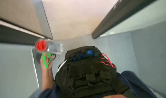 Moving vase from kitchen to room: egocentric robotics sample