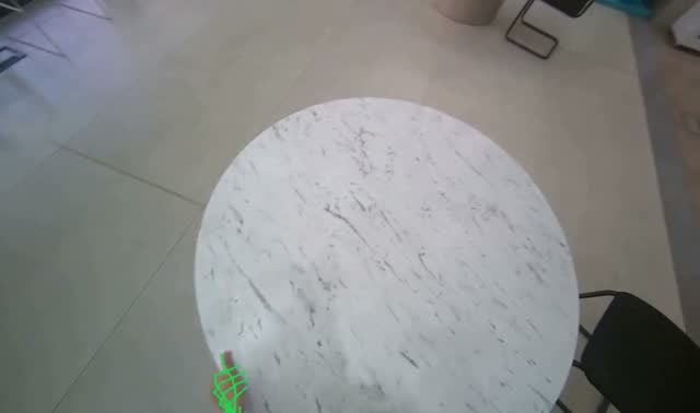Cleaning lounge area floor: egocentric robotics sample