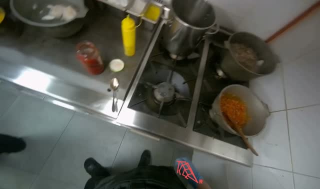 Organizing kitchen items: egocentric robotics sample