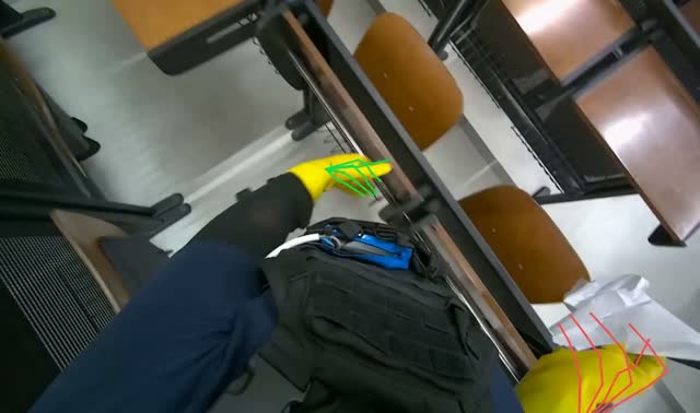 Adjusting classroom desks: egocentric robotics sample