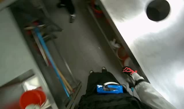 Washing kitchenware and buckets: egocentric robotics sample
