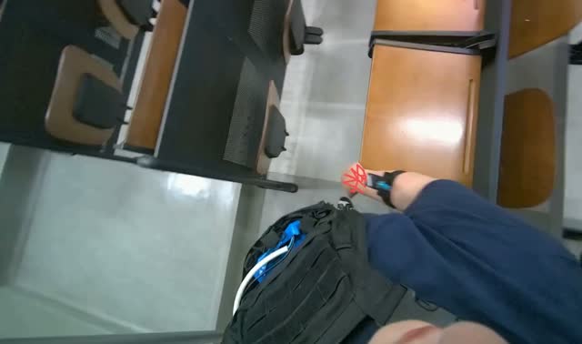 Moving classroom chairs: egocentric robotics sample