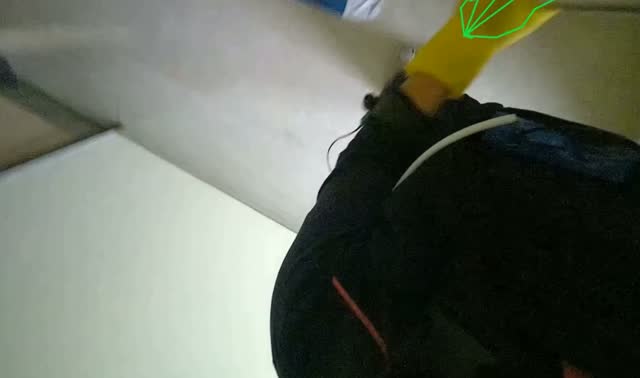 Cleaning floor with mop: egocentric robotics sample