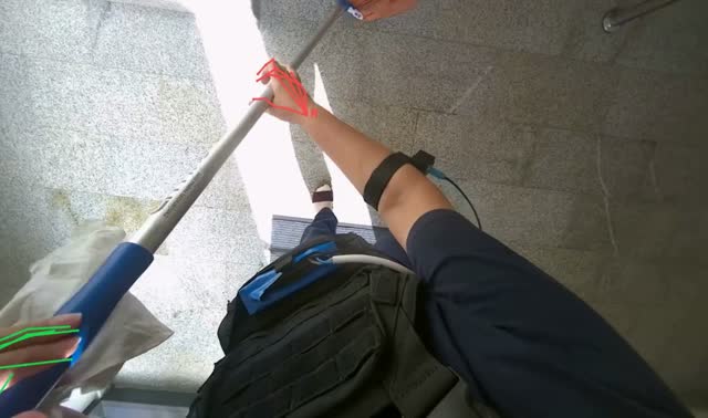 Mopping the floor: egocentric robotics sample