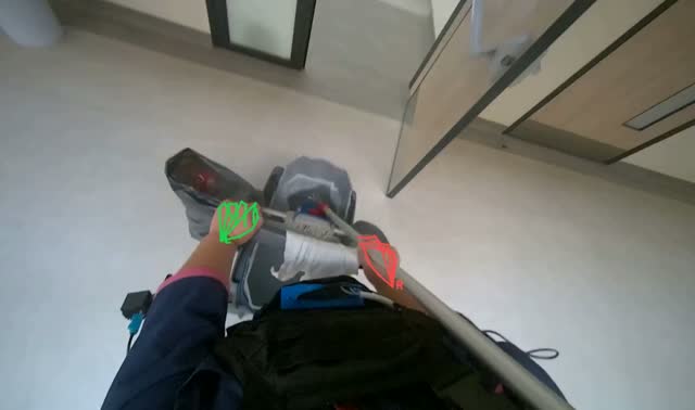 Disposing of trash and recycling: egocentric robotics sample