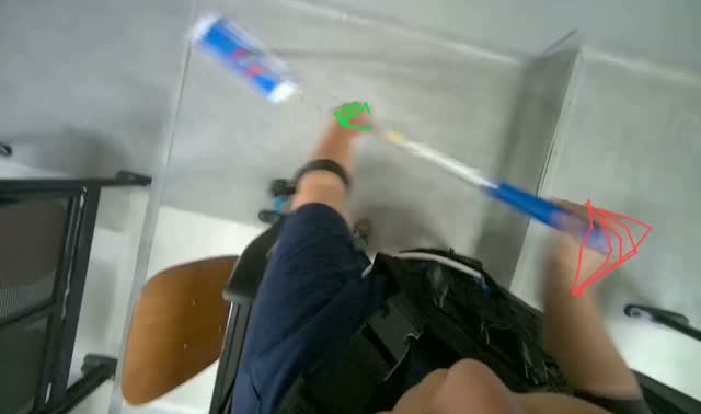 Mopping classroom floor: egocentric robotics sample
