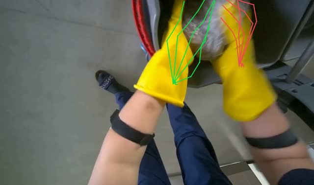 Cleaning mop head: egocentric robotics sample