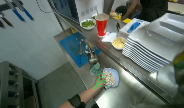 Assembling ingredients into bowl: egocentric robotics sample