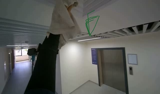 Wiping ceiling vents: egocentric robotics sample