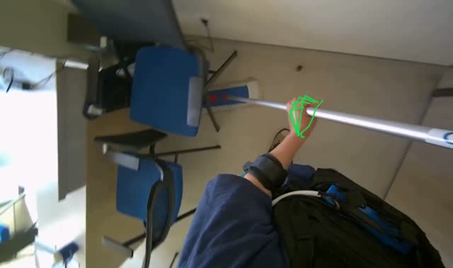 Mopping office floor: egocentric robotics sample