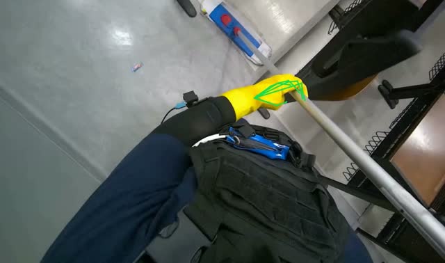 Mopping classroom floor: egocentric robotics sample