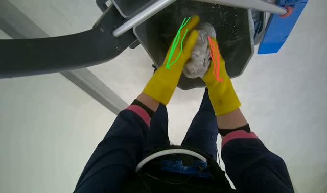 Wringing mop head: egocentric robotics sample