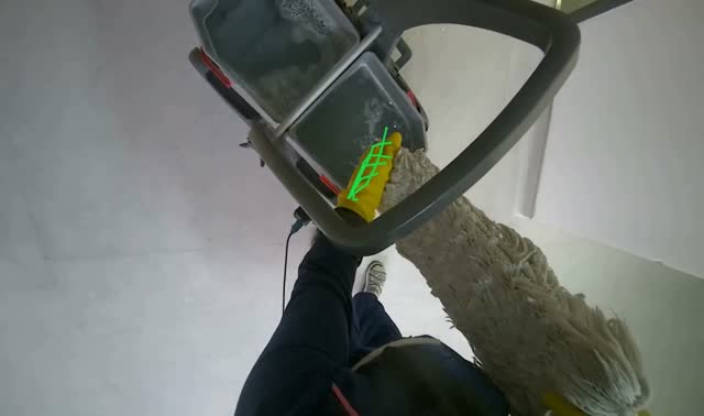 Mopping office wall: egocentric robotics sample