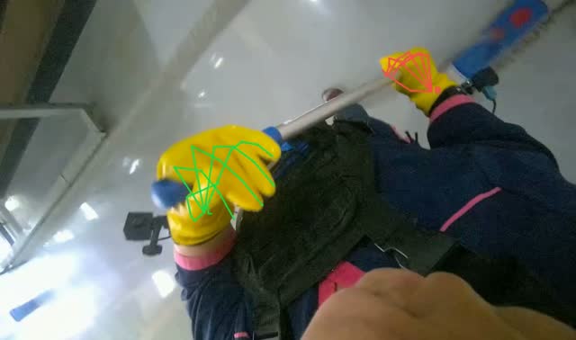 Mopping the floor: egocentric robotics sample