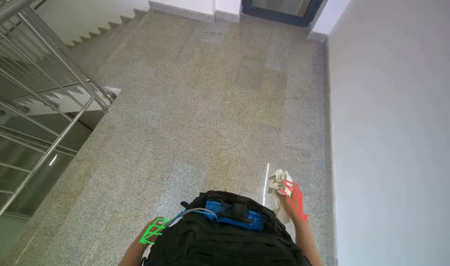 Cleaning glass door and frame: egocentric robotics sample