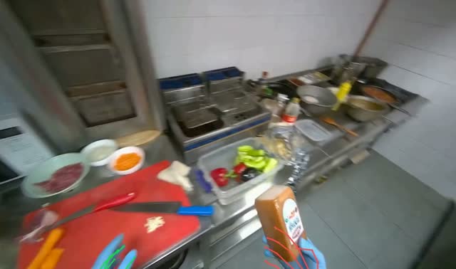 Mincing garlic cloves: egocentric robotics sample