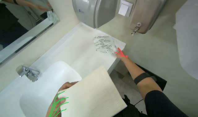 Refilling paper towel dispenser: egocentric robotics sample