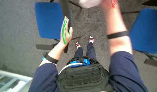 Wiping chairs: egocentric robotics sample