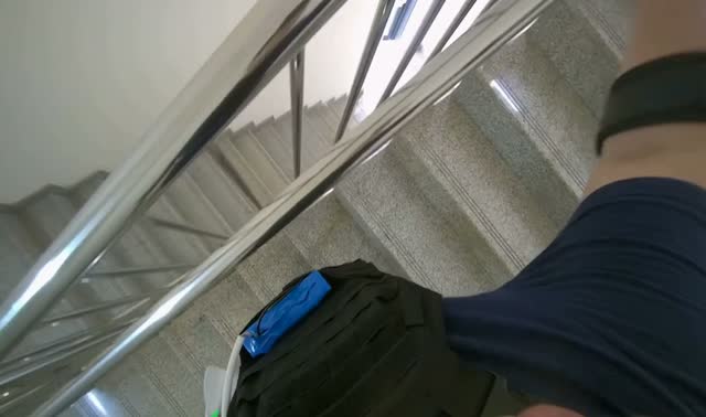 Wiping stair handrails: egocentric robotics sample