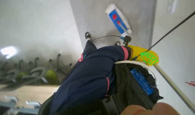 Mopping office floor: egocentric robotics sample