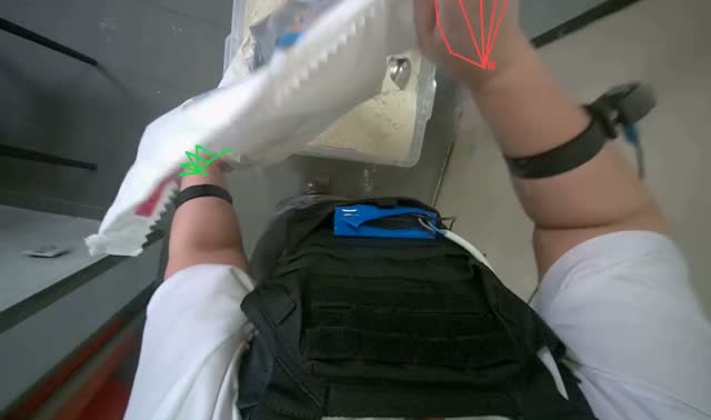 Handling ingredients bag: egocentric robotics sample