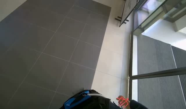 Changing mop head on cleaning cart: egocentric robotics sample